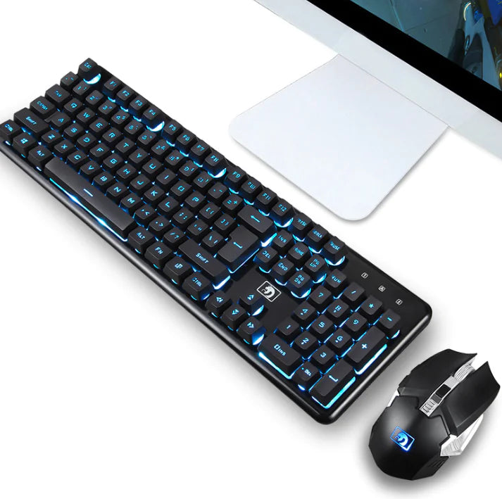 Wireless RGB Gaming Keyboard and Mouse Set