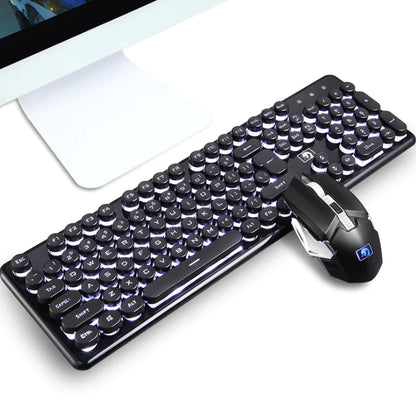 Wireless RGB Gaming Keyboard and Mouse Set